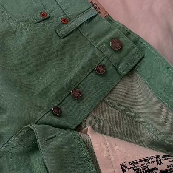 TEAL 🐢💙 Levis 501 shorts - Picture 5 of 5